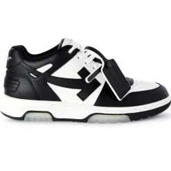 Off-White Out Of Office Black White Sneakers< Black Trainers|Designer Trainers
