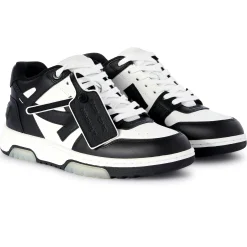 Off-White Out Of Office Black White Sneakers< Black Trainers|Designer Trainers