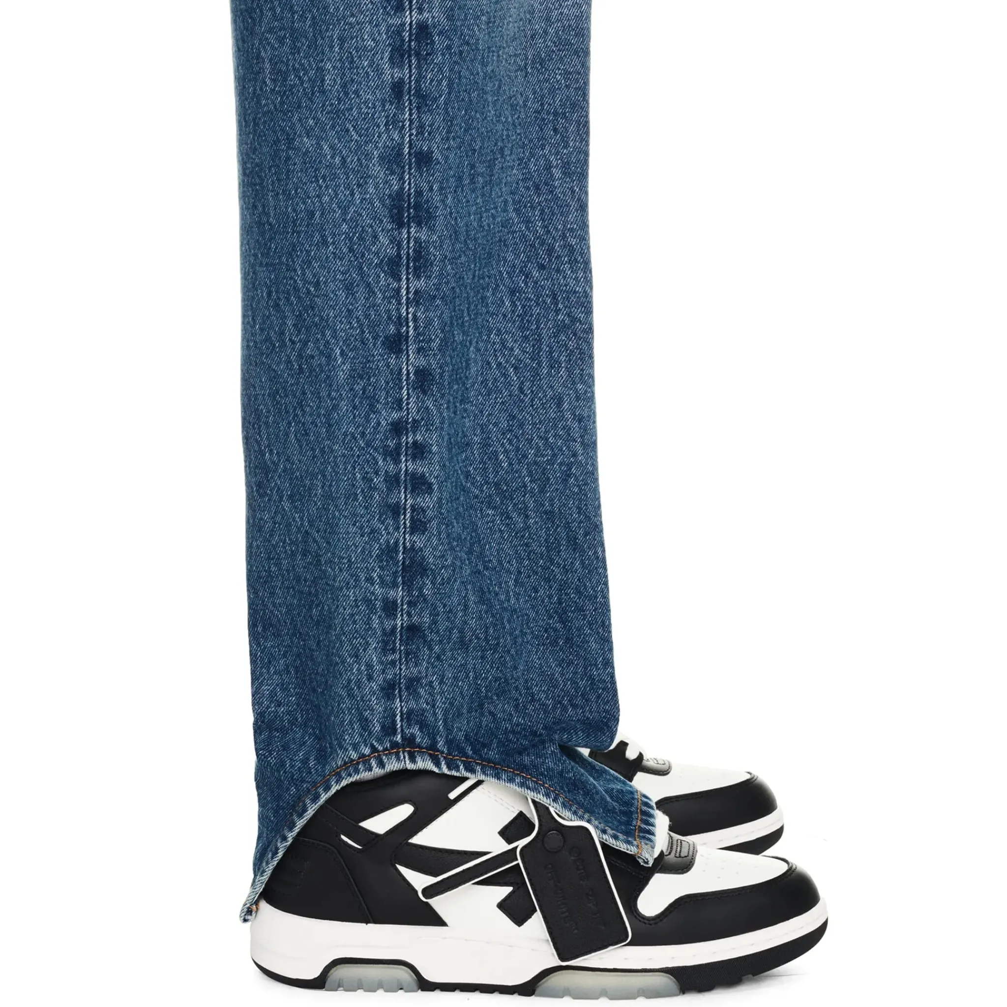 Off-White Out Of Office Black White Sneakers< Black Trainers|Designer Trainers