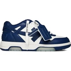 Off-White Out Of Office Navy Blue White Sneakers< Designer Trainers