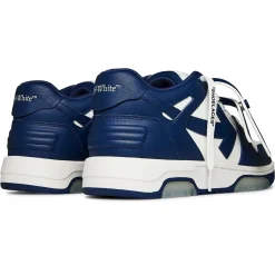 Off-White Out Of Office Navy Blue White Sneakers< Designer Trainers