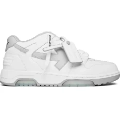 Off-White Out Of Office White Grey Sneakers< White Trainers|Designer Trainers
