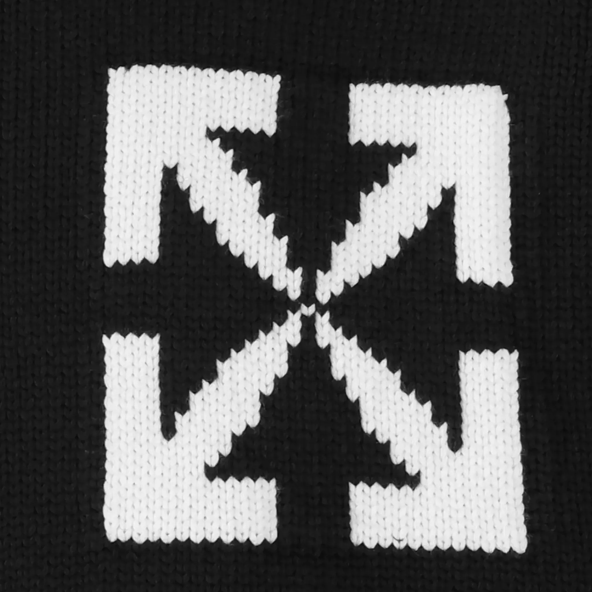 Off-White Single Arrows Black Knit Sweatshirt< Sweatshirts & Hoodies