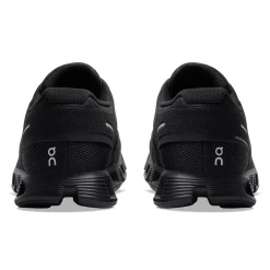 On Running Cloud 5 All Black (W)< Black Trainers|Running Shoes