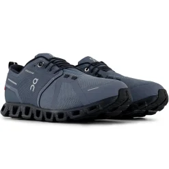 On Running Cloud 5 Waterproof Metal Navy< Running Shoes|Trainers