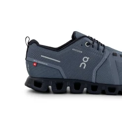 On Running Cloud 5 Waterproof Metal Navy< Running Shoes|Trainers
