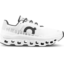 On Running Cloudmonster Undyed White< White Trainers|Running Shoes