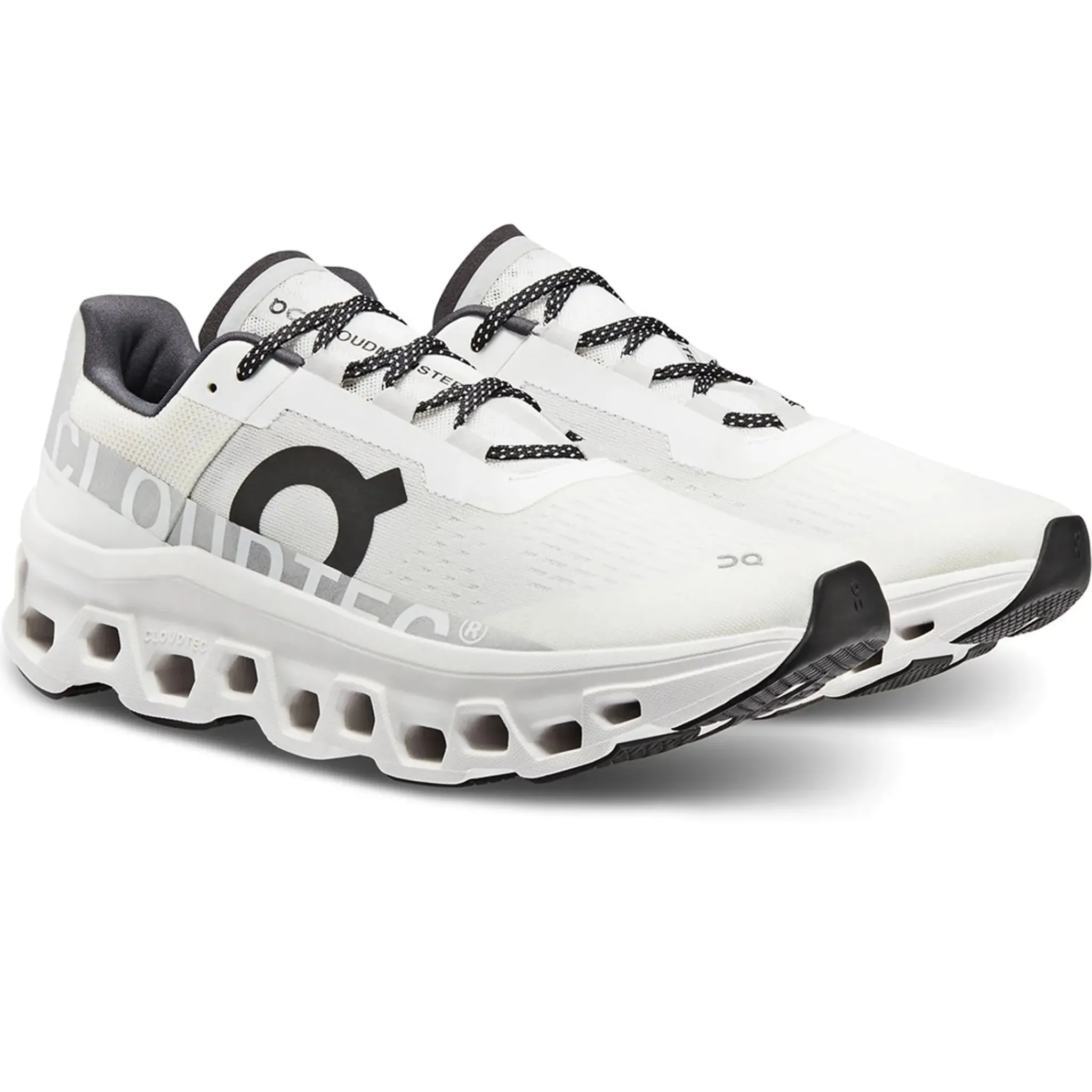 On Running Cloudmonster Undyed White< White Trainers|Running Shoes
