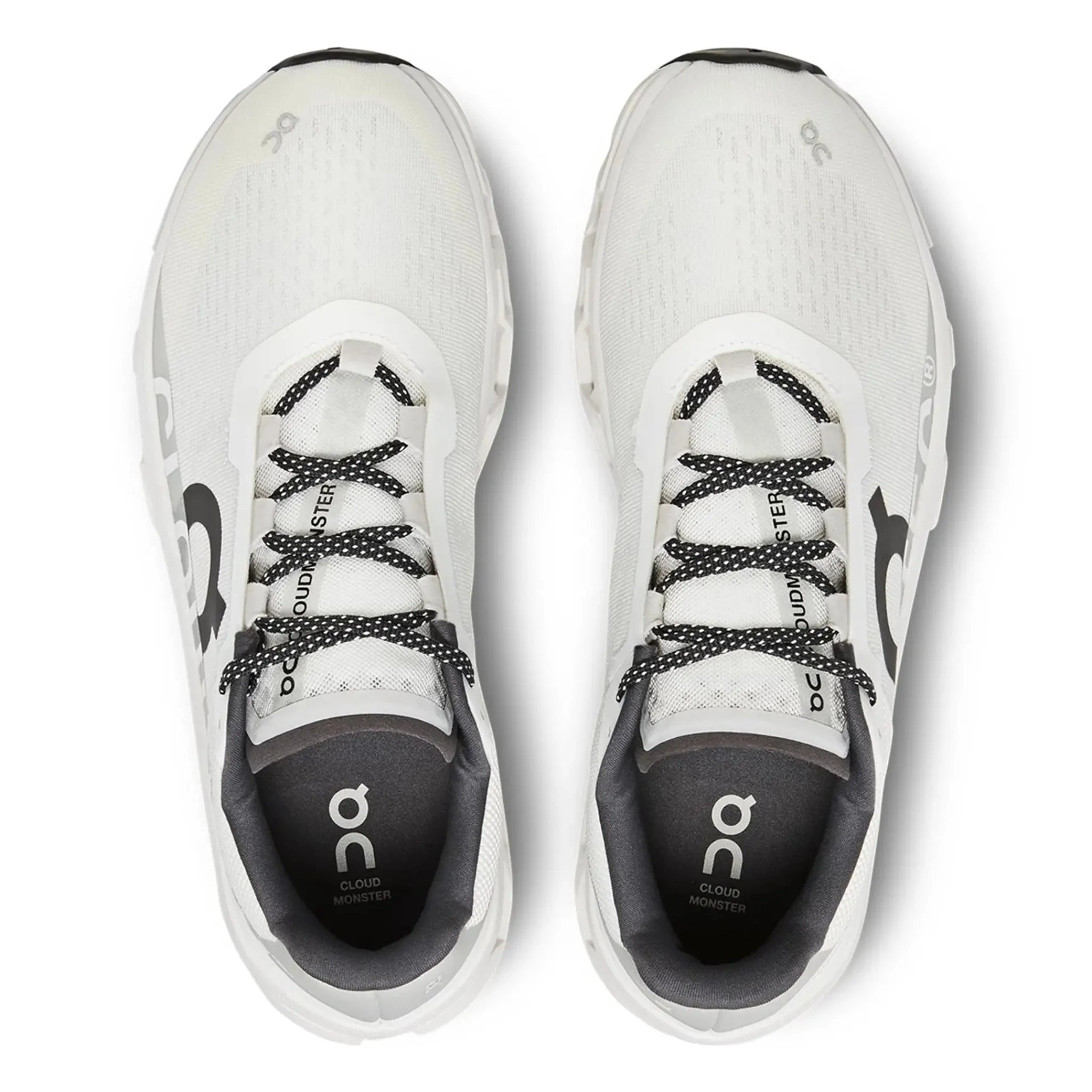 On Running Cloudmonster Undyed White< White Trainers|Running Shoes