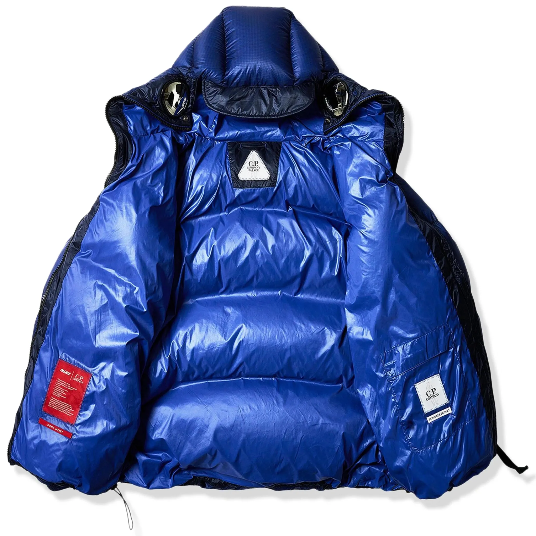 CP Company Palace x Bright Cobalt Puffer Jacket< Coats & Jackets