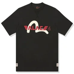 Palace x Evisu Black T Shirt< T-shirts