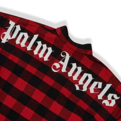 Palm Angels Check Flannel Red Shirt< Shirts