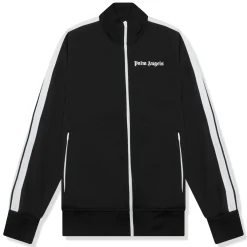 Palm Angels Classic Black Track Jacket< Sweatshirts & Hoodies