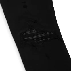 Amiri Preloved - MX1 Black Patch Jeans< Jeans|Bottoms