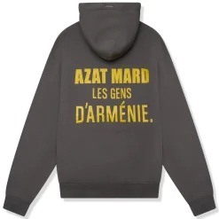 Azat Mard Preloved - Les Gens Charcoal Hoodie< Sweatshirts & Hoodies