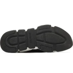 Balenciaga Preloved - Speed Knit Sock Black White Black (Tear On Back)< Designer Trainers