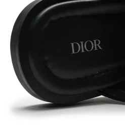 Dior Preloved - Alias Oblique Beige Black Sandals< Sandals & Slides
