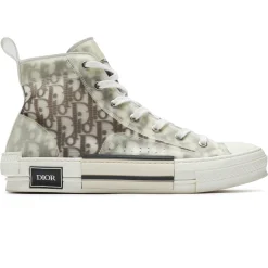 Dior Preloved - B23 Oblique High White Sneaker< White Trainers|Designer Trainers