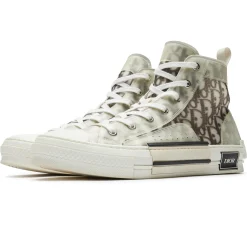 Dior Preloved - B23 Oblique High White Sneaker< White Trainers|Designer Trainers