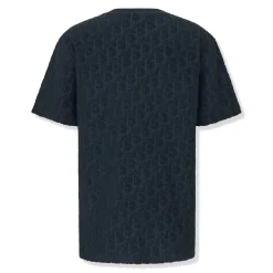 Dior Preloved - Oblique Towelling Navy T Shirt< T-shirts