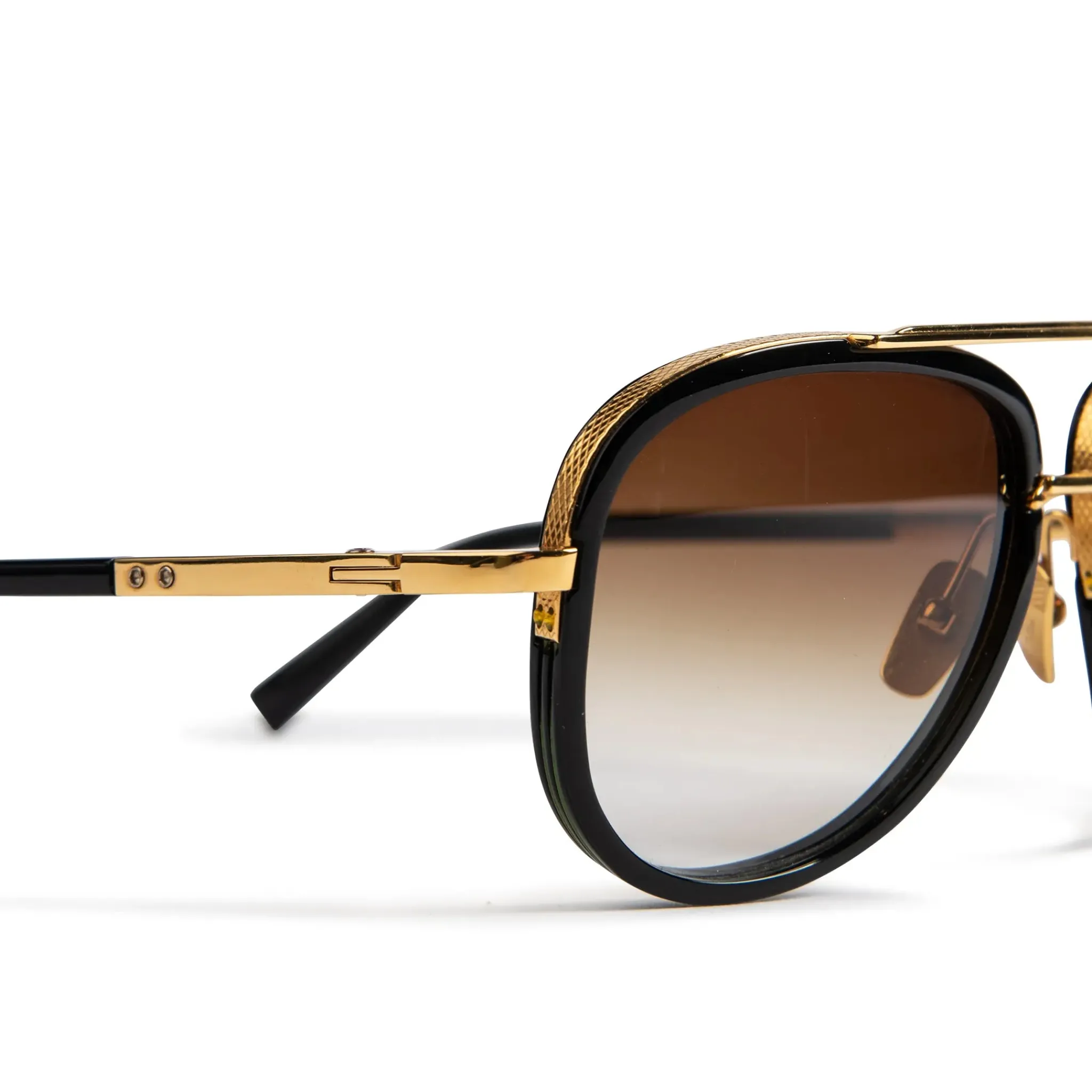 Dita Eyewear Preloved - Mach Two Black Gold Sunglasses< Preloved Accessories|Sunglasses