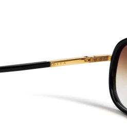 Dita Eyewear Preloved - Mach Two Black Gold Sunglasses< Preloved Accessories|Sunglasses
