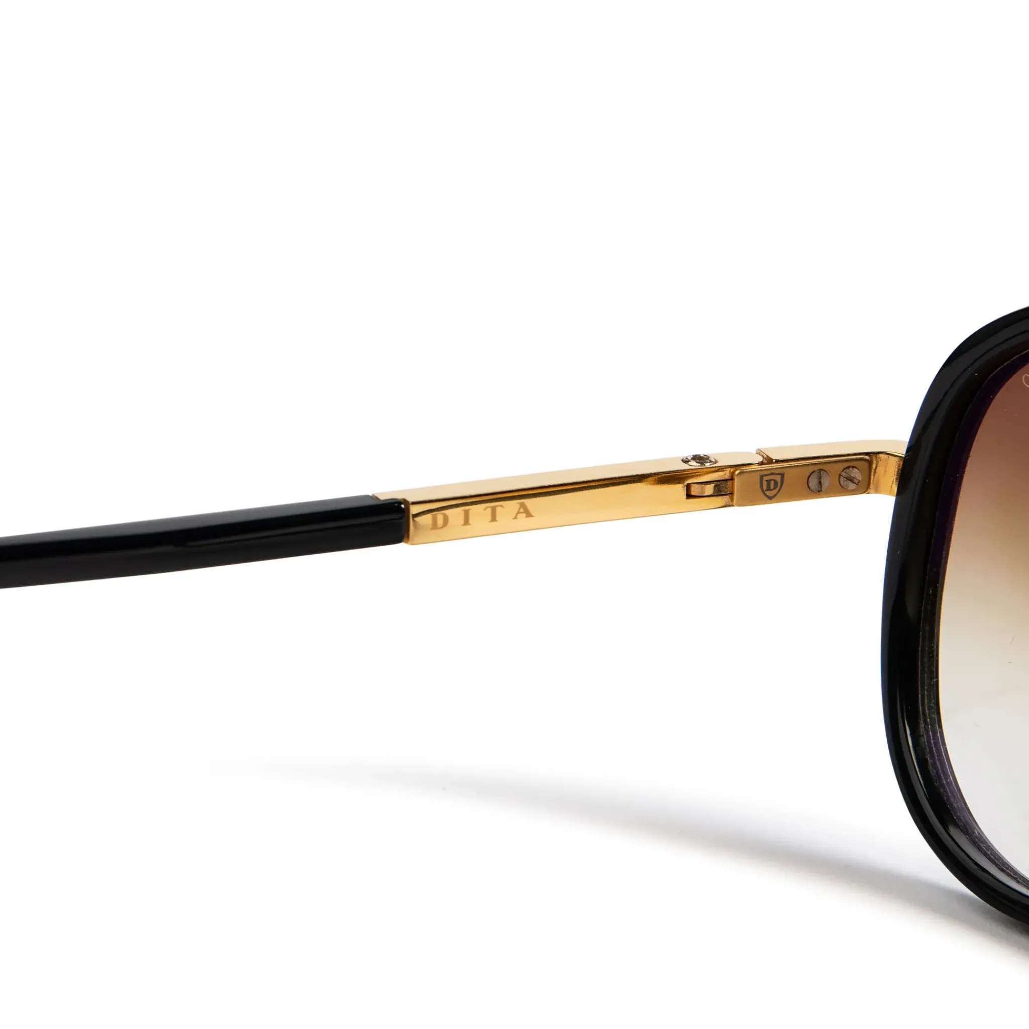 Dita Eyewear Preloved - Mach Two Black Gold Sunglasses< Preloved Accessories|Sunglasses