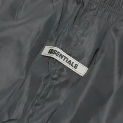 Fear Of God Essentials Preloved - Black Reflective Nylon Track Pants< Cargo Pants