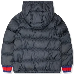 Gucci Preloved - GG Jacquard Navy Kids Jacket (Missing Zip)< Coats & Jackets