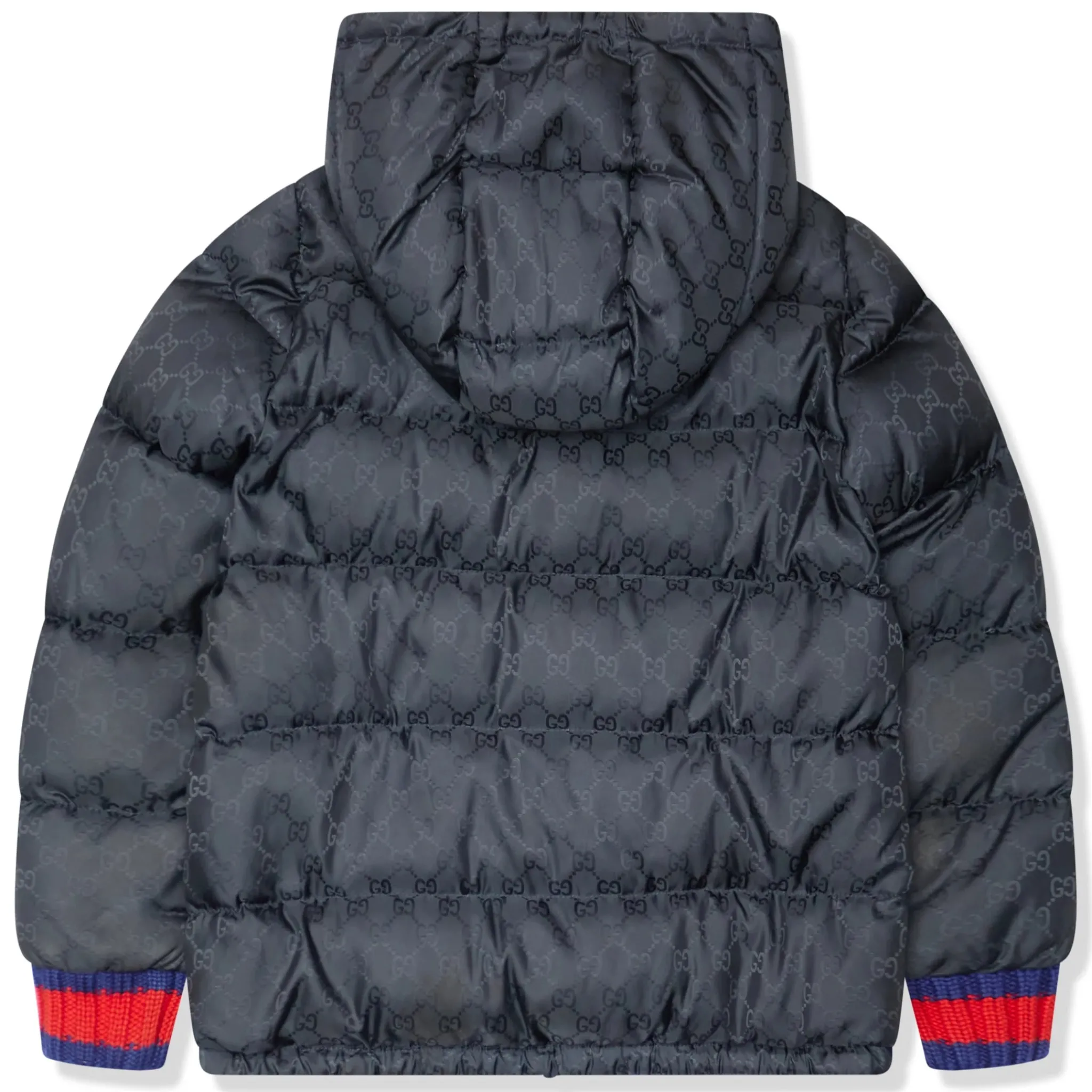 Gucci Preloved - GG Jacquard Navy Kids Jacket (Missing Zip)< Coats & Jackets