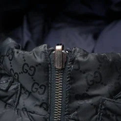 Gucci Preloved - GG Jacquard Navy Kids Jacket (Missing Zip)< Coats & Jackets