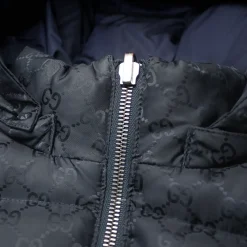 Gucci Preloved - GG Jacquard Navy Kids Jacket (Missing Zip)< Coats & Jackets