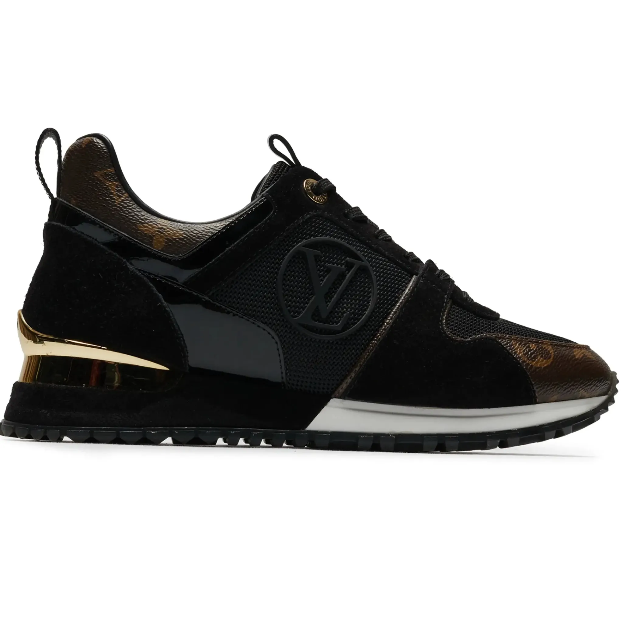 Louis Vuitton Preloved - LV Run Away Black Trainer< Designer Trainers