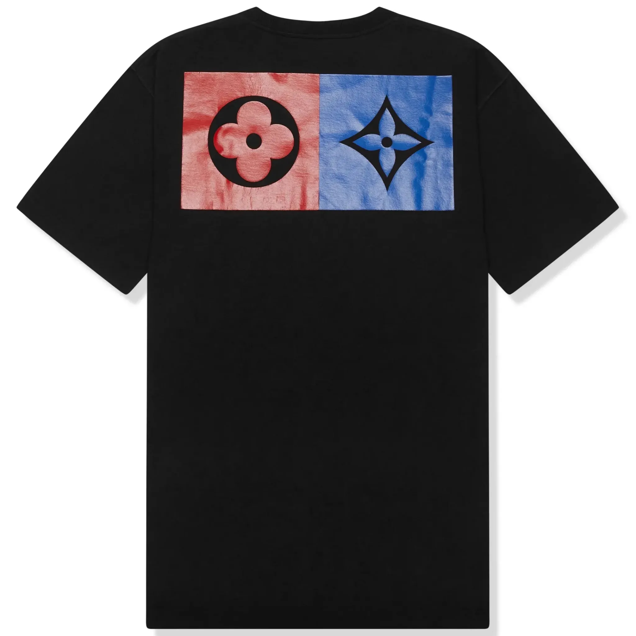 Louis Vuitton Preloved - Monogram Flowers Printed Black T Shirt< T-shirts