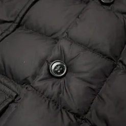 Moncler Preloved - Cluny Black Short Down 100% Real Fur Kids Parka Jacket< Coats & Jackets