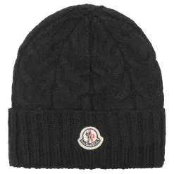 Moncler Preloved - Logo Patch Kids Beanie< Preloved Accessories|Hats & Caps