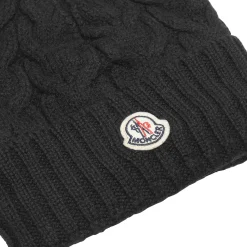 Moncler Preloved - Logo Patch Kids Beanie< Preloved Accessories|Hats & Caps
