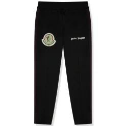 Moncler Preloved - x Palm Angels Striped Black Track Pants< Bottoms|Sweatpants