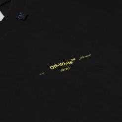Off-White Preloved - Acrylic Arrows Oversized Black T Shirt< T-shirts