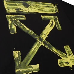 Off-White Preloved - Acrylic Arrows Oversized Black T Shirt< T-shirts
