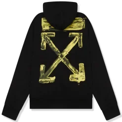 Off-White Preloved - Acrylic Arrows Black Multi-Strings Hoodie< Sweatshirts & Hoodies