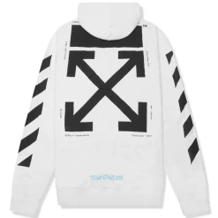 Off-White Preloved - Mona Lisa White Black Grey Hoodie< Sweatshirts & Hoodies