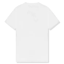 Palm Angels Preloved - Basics White Pink Tag T Shirt< T-shirts