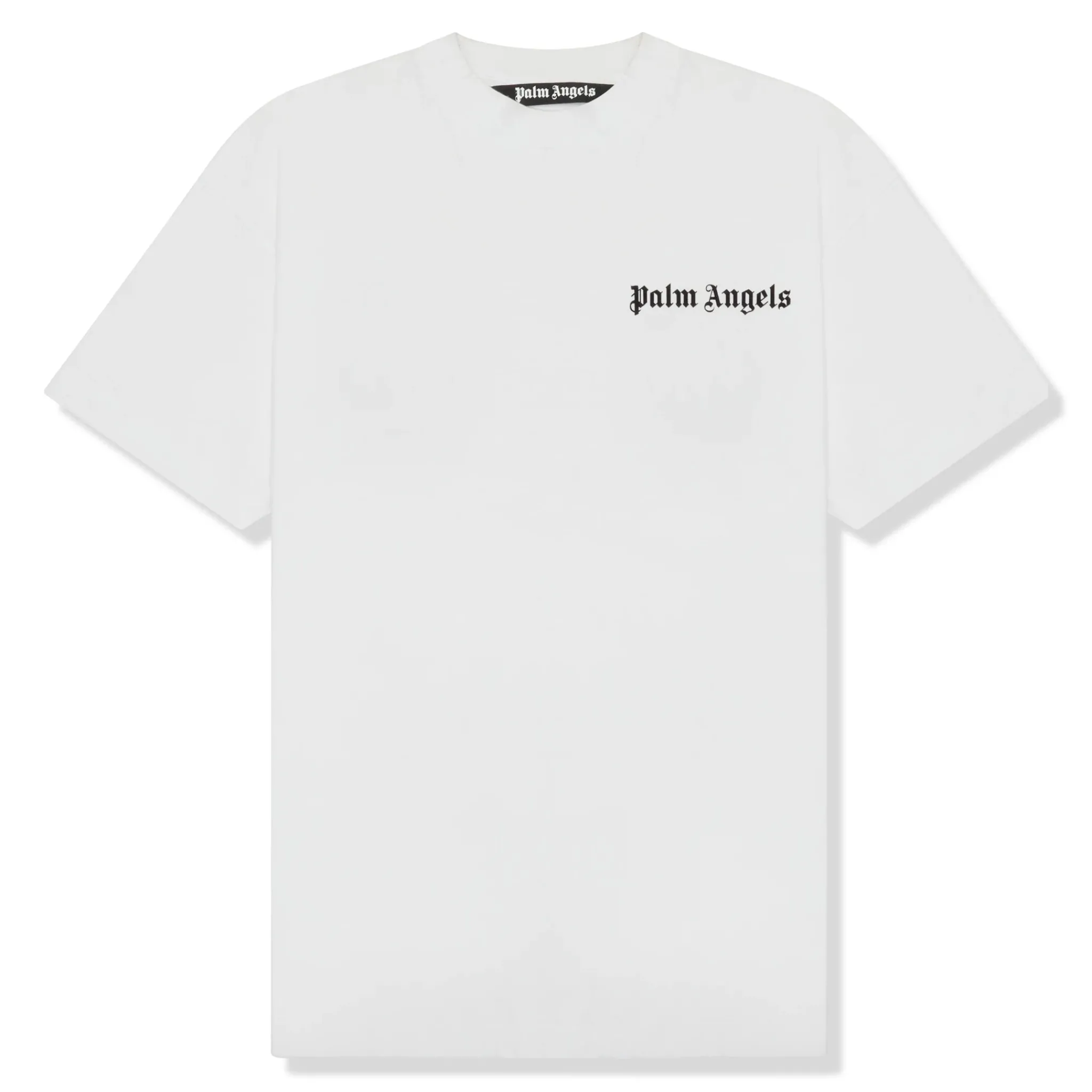 Palm Angels Preloved - Basics White Pink Tag T Shirt< T-shirts