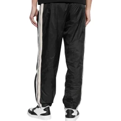 Palm Angels Preloved - Nylon Black White Track Pants< Cargo Pants|Bottoms