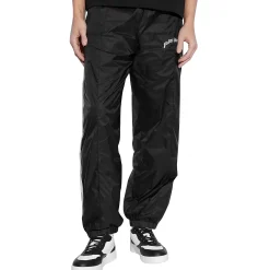 Palm Angels Preloved - Nylon Black White Track Pants< Cargo Pants|Bottoms