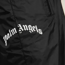 Palm Angels Preloved - Nylon Black White Track Pants< Cargo Pants|Bottoms