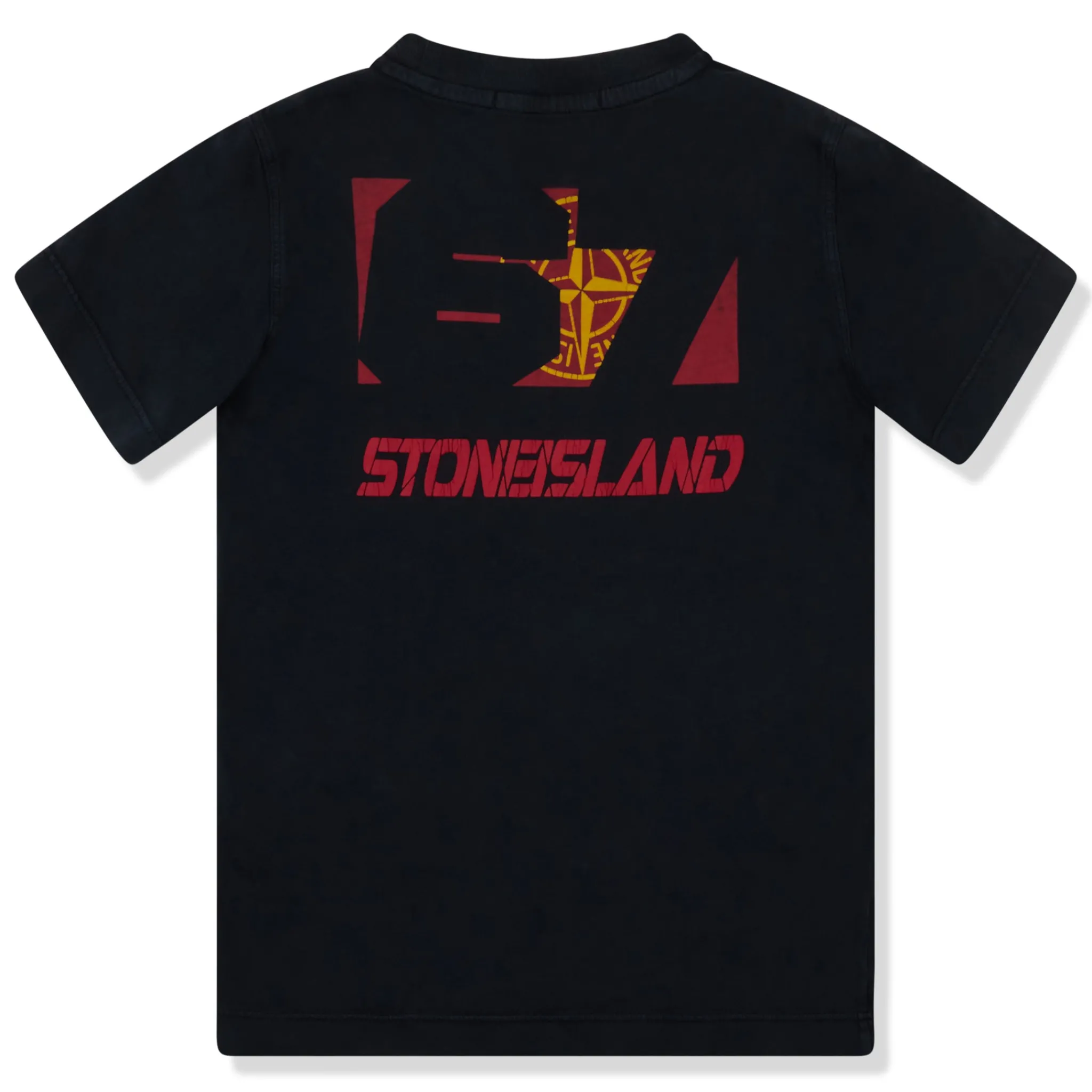 Stone Island Preloved - Junior Logo Navy T Shirt< T-shirts