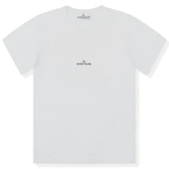 Stone Island Preloved - Junior Logo White T Shirt< T-shirts