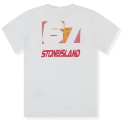 Stone Island Preloved - Junior Logo White T Shirt< T-shirts